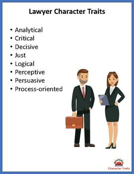 personality traits of a lawyer.